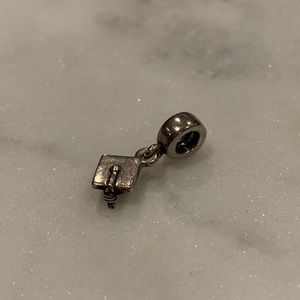 Pandora Graduation Cap Dangle Tassel Charm